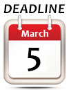 March 5th Deadline